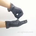 Guantes de vinilo azul / transparente / negro guantes desechables